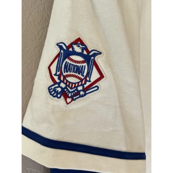Men's 3XL NWT Los Angeles Dodgers '47 Heritage Shortstop Jersey Four-Snap Hoodie - Picture 2 of 8